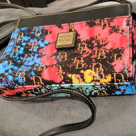 Dooney & Bourke Handbags - Dooney & Bourke Small Multi-Color Crossbody Purse